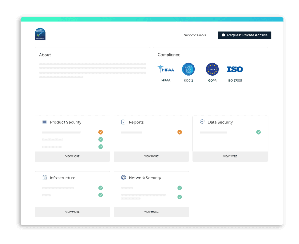 Effortlessly manage evidence of compliance