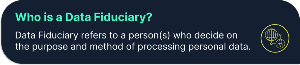 Who is a Data Fiduciary?