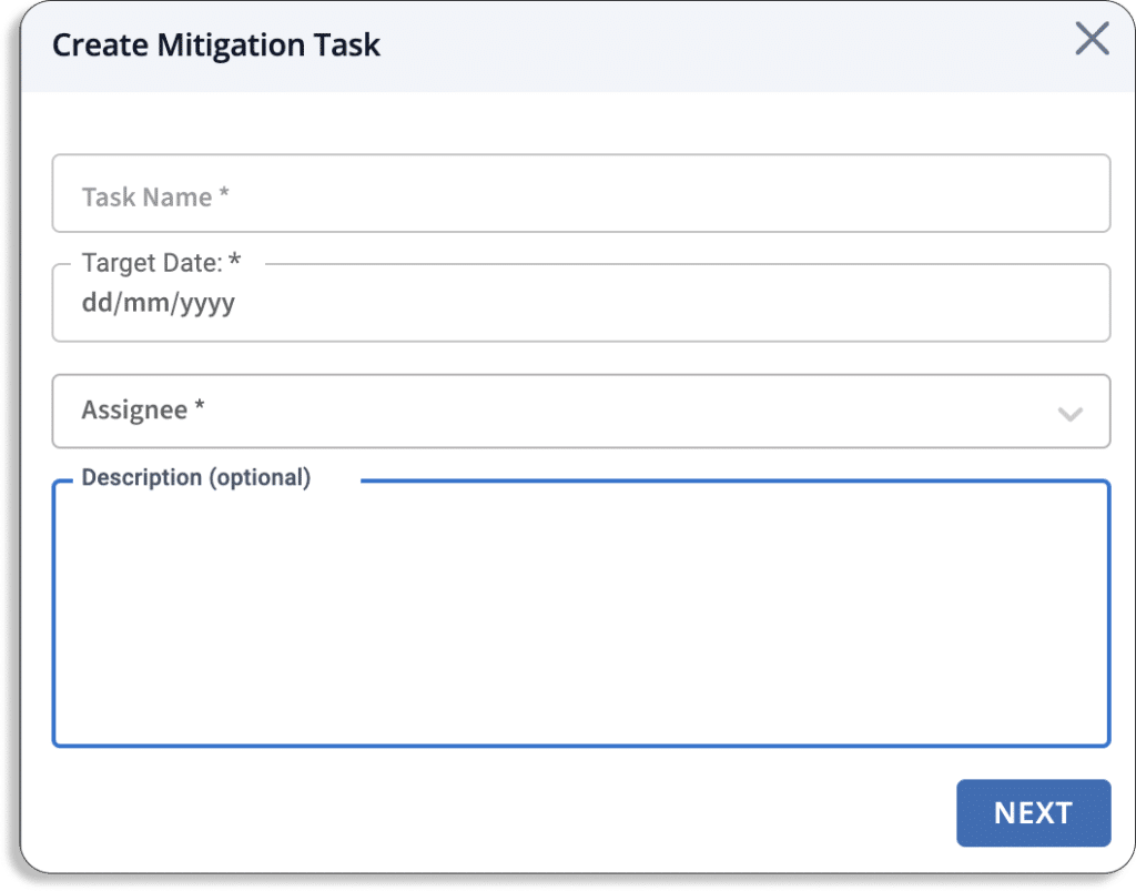 Create Mitigation tasks