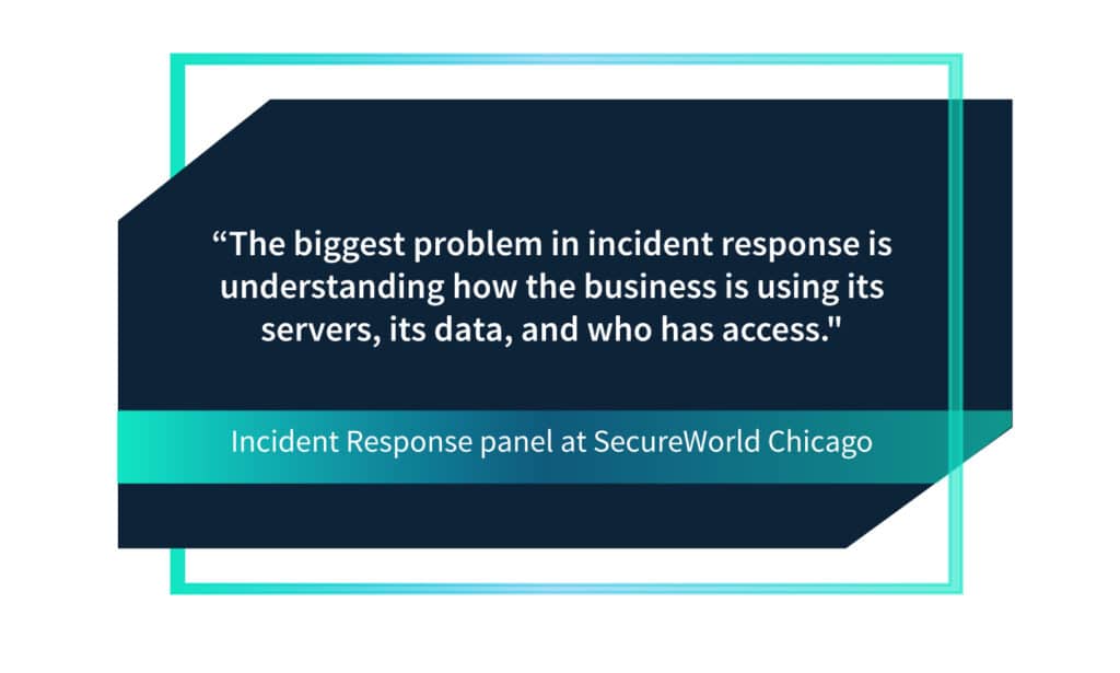 Incident Response panel at SecureWorld Chicago